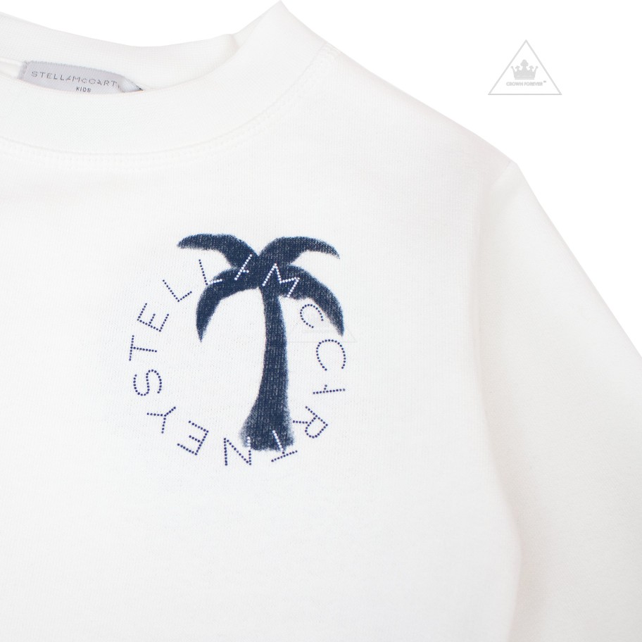 Stella McCarney Kids Stella Mccartney Kids Organic Cotton Palm Sweatshirt Sweatshirts