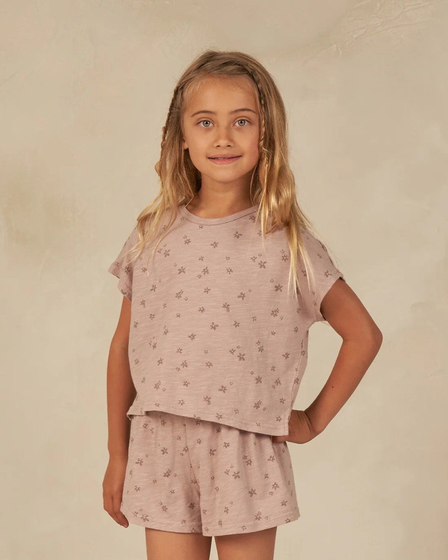 Rylee And Cru Rylee + Cru Raegan Set || Mauve Ditsy Sets