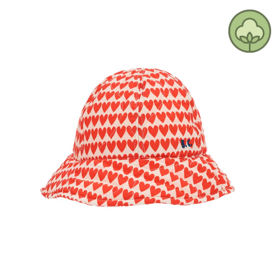 Bobo Choses Bobo Choses Hearts All Over Quilted Hat Hats