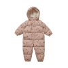 Rylee And Cru Rylee + Cru Baby Puffer One Piece Snowsuit Hearts Ski