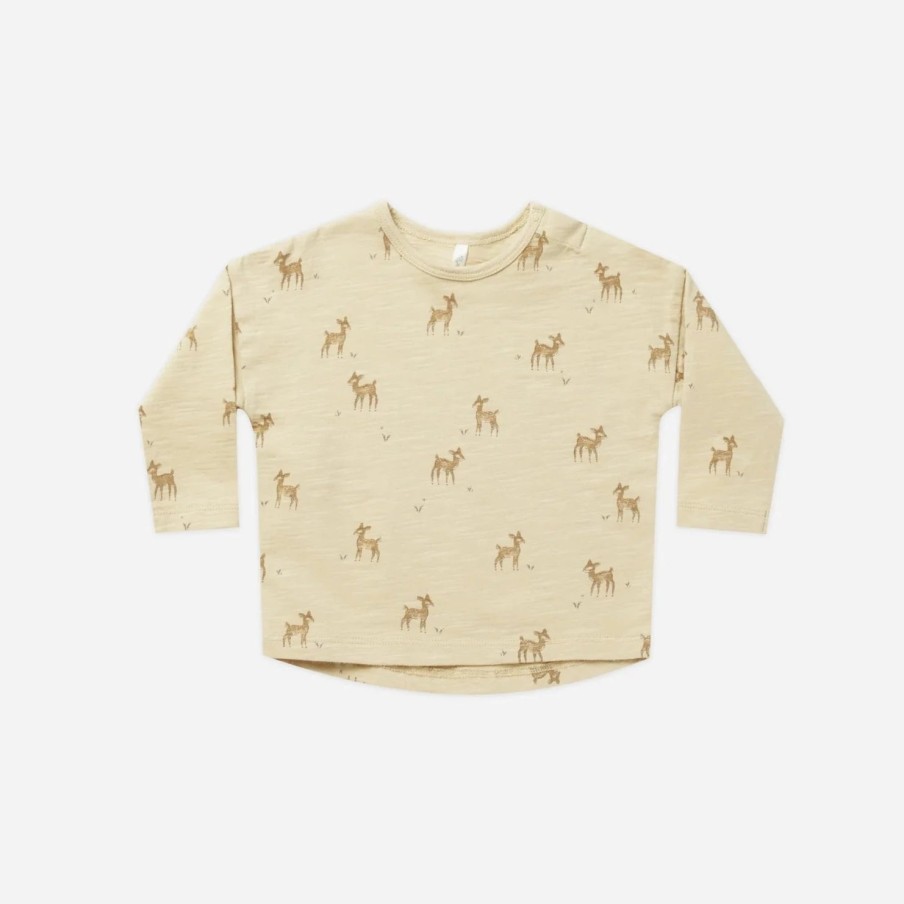 Rylee And Cru Rylee + Cru Long Sleeve Tee || Deer Shirt