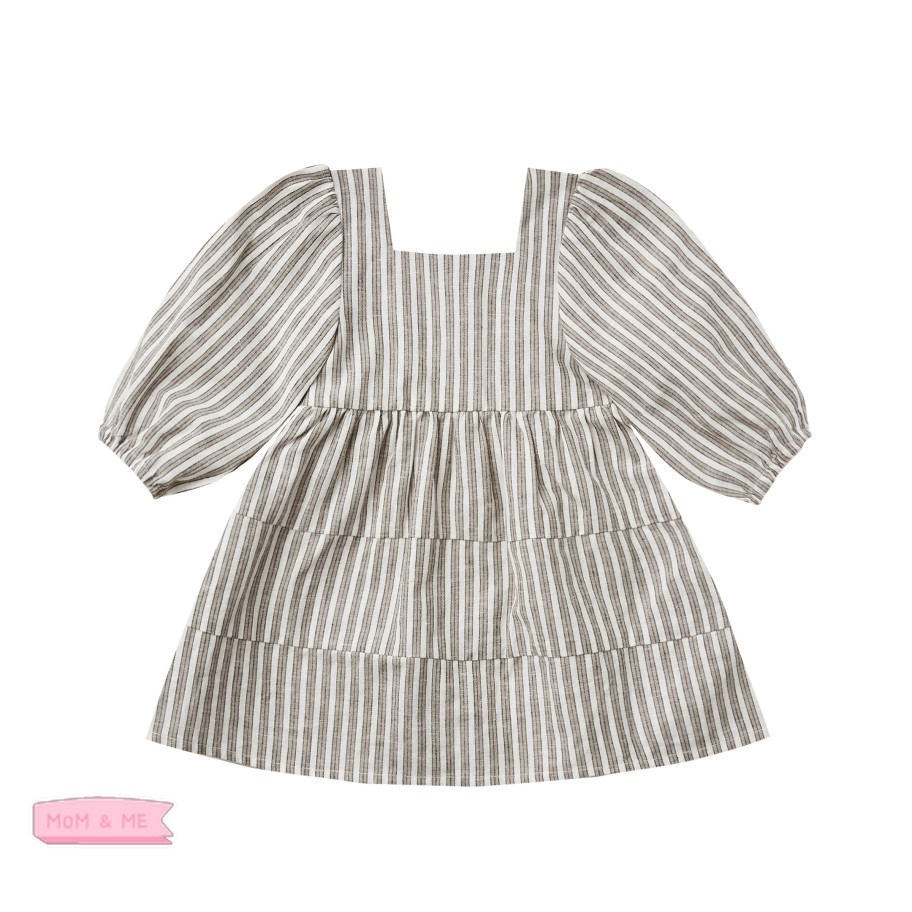 Rylee And Cru Rylee And Cru Gretta Dress Railroad Stripe Dresses