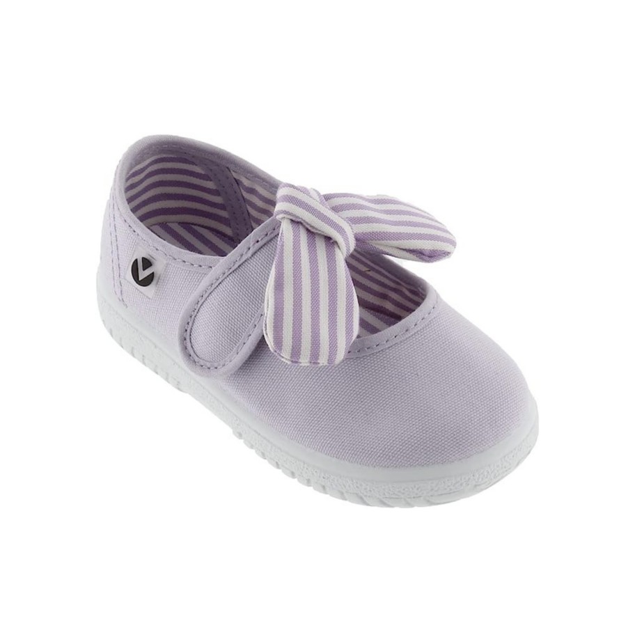 Victoria Victoria Kids Canvas Bow Mary Janes Lirio Shoes