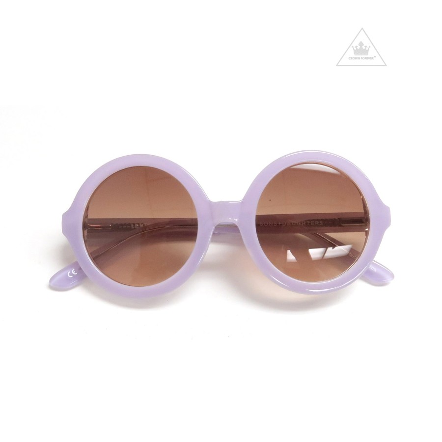 Sons + Daughters Eyewear Sons + Daughters Eyewear Lenny Lavender Purple Sunglasses Sunglasses