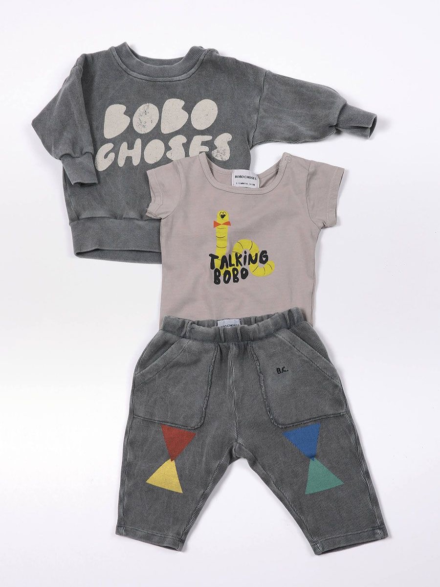 Bobo Choses Bobo Choses Baby Scholar Worm Body Onesies