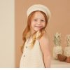 Rylee And Cru Rylee + Cru Crochet Beret Hat Natural New