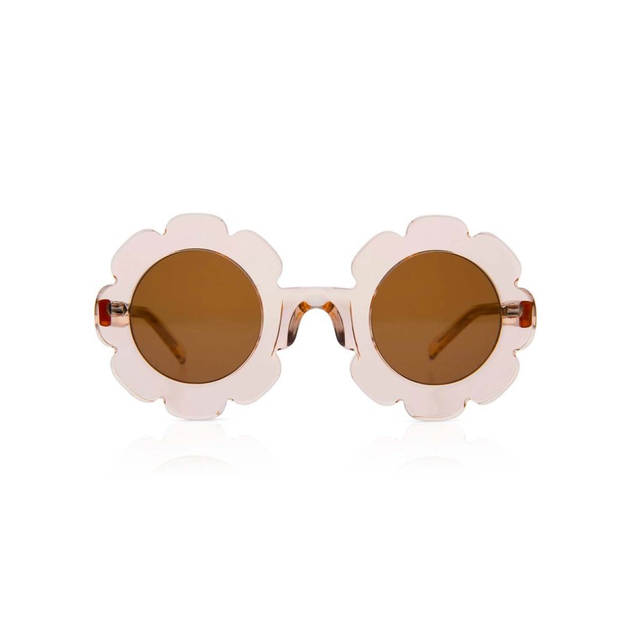 Sons + Daughters Eyewear Sons + Daughters Eyewear Pixie Transparent Champagne Sunglasses