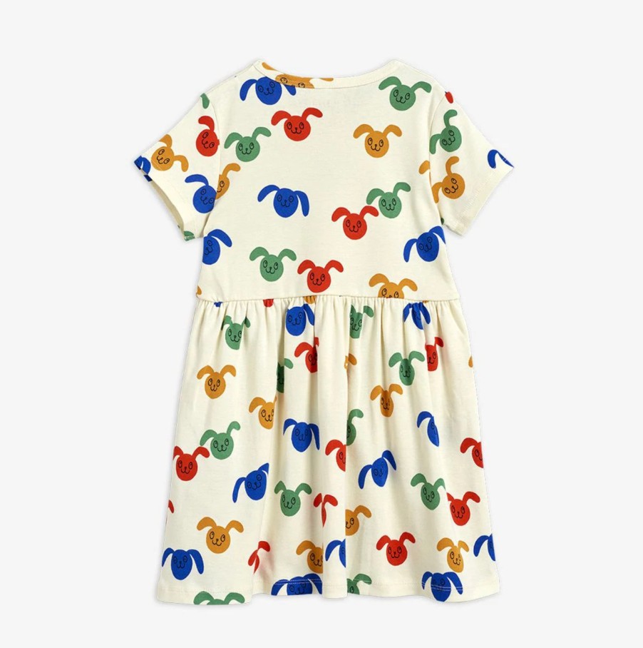 Mini Rodini Mini Rodini Rabbits Overall Organic Dress Dresses