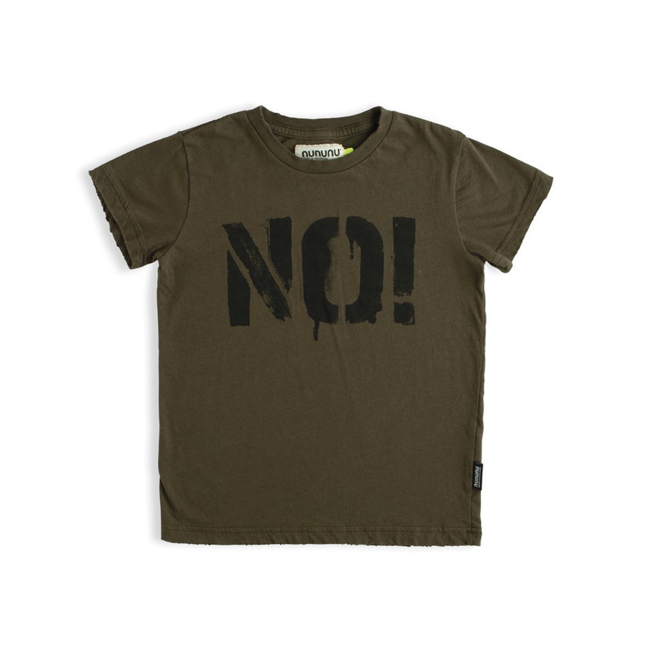 Nununu World Nununu World No! T-Shirt Olive Shirts