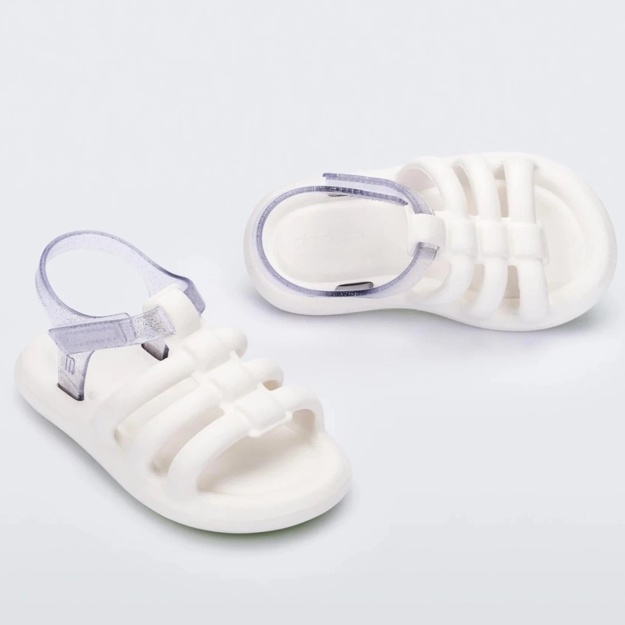 Mini Melissa Mini Melissa Freesherman Water Resistant Sandal White Shoes