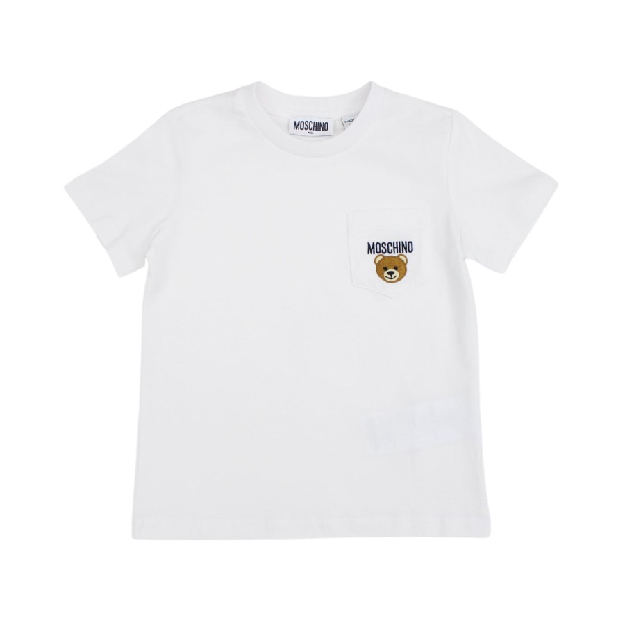 Moschino Moschino Kids Teddy Bear-Embroidered T-Shirt Shirt