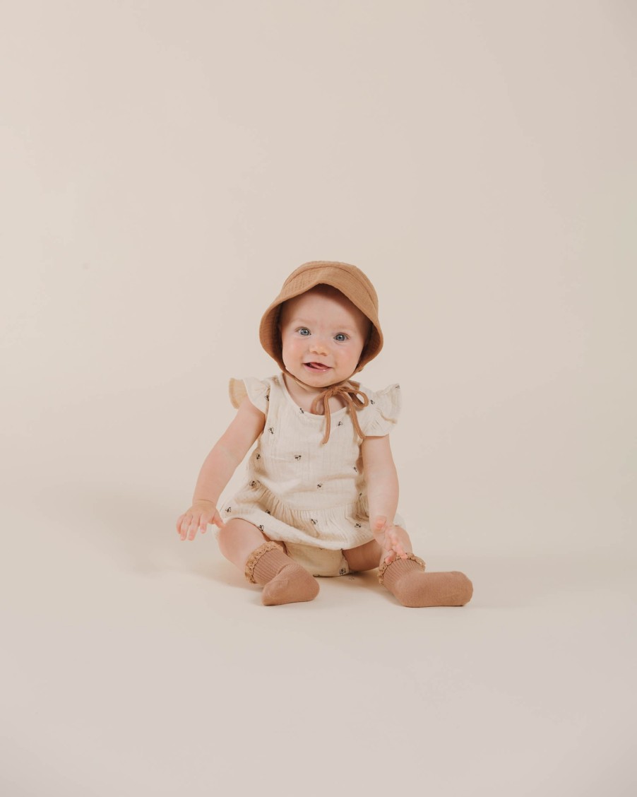 Rylee And Cru Rylee + Cru Brimmed Bonnet Terracotta Hats