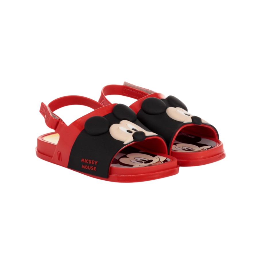 Mini Melissa Mini Melissa Red Mickey Disney Jelly Sandals Shoes