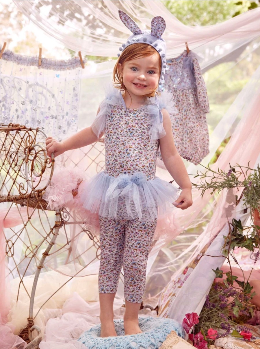 Tutu Du Monde Tutu Du Monde X Fleur Harris Bebe Secret Path Bonnet & Cape Set Accessories