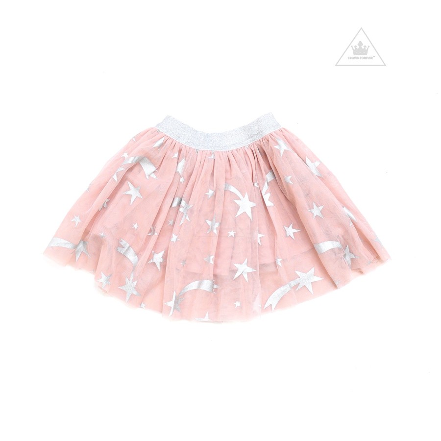 Stella McCarney Kids Stella Mccartney Kids Girl Foll Stars Tulle Skirt Pink Skirts