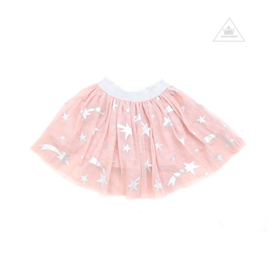 Stella McCarney Kids Stella Mccartney Kids Girl Foll Stars Tulle Skirt Pink Skirts