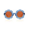 Sons + Daughters Eyewear Sons + Daughters Eyewear Pixie Sunglasses- Blue Jelly W/Mirror Sunglasses