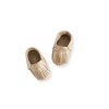 ili + charlie Ili + Charlie Fringe Leather Moccasin Gold* Final Sale Shoes