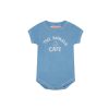 The Animals Observatory The Animals Observatory Blue Chimpanzee Baby Body Onesies