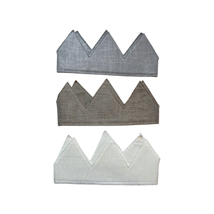 Oh Baby! Oh Baby! Birthday Crown Linen Hat Hats