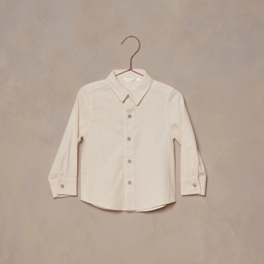 Noralee Noralee Harrison Button Down || Natural Shirts