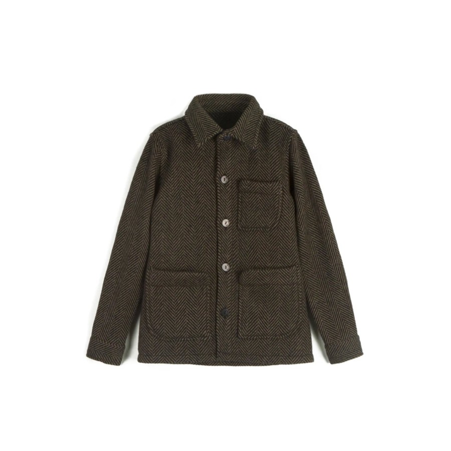 Wolf and Rita Wolf And Rita Kids Coat Jaime Herringbone Coats