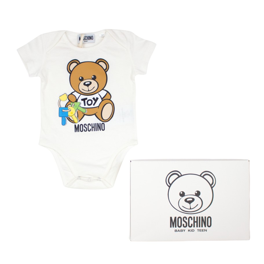 Moschino Moschino Kids Baby Toy Bear Keys Body Gift Box Onesies