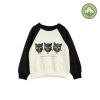 Mini Rodini Mini Rodini Cat Triplets Sweatshirt Offwhite Sweatshirts