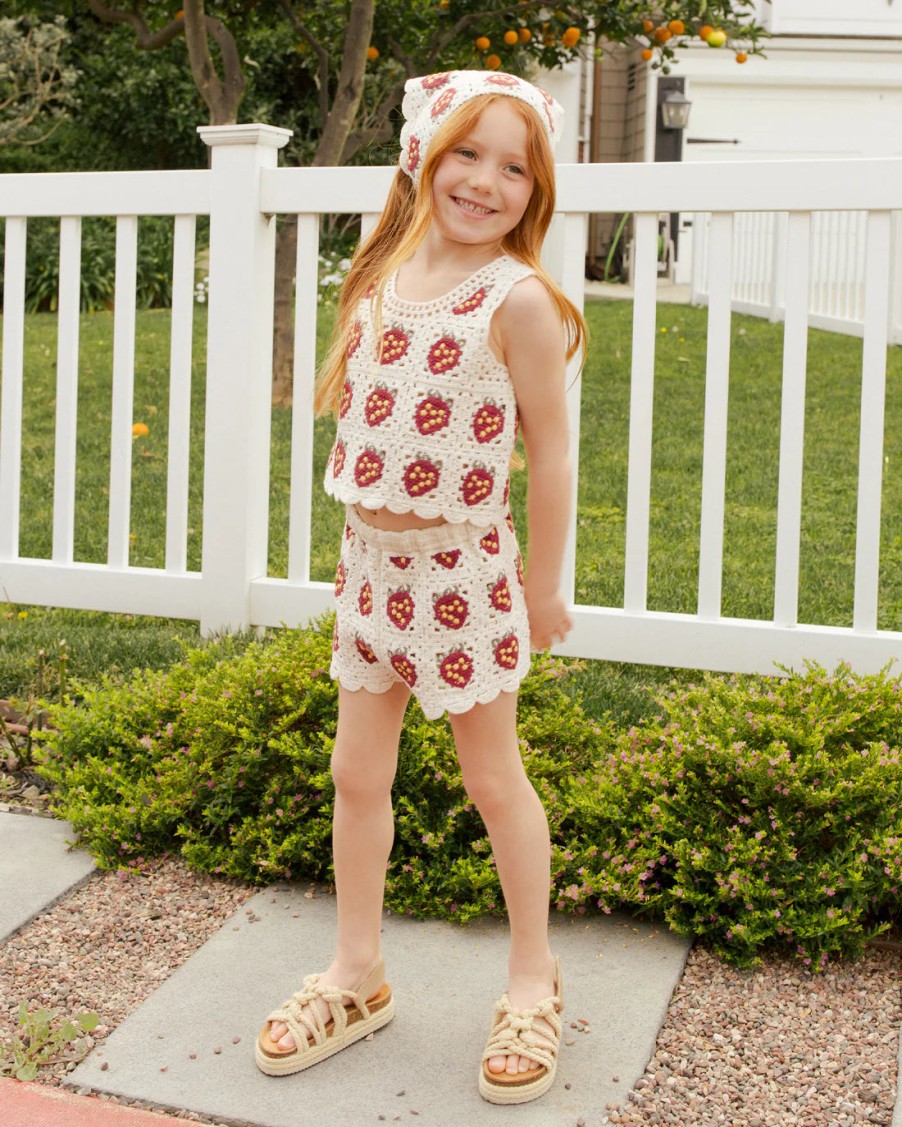 Rylee And Cru Rylee + Cru Crochet Tank Set || Strawberry Sets