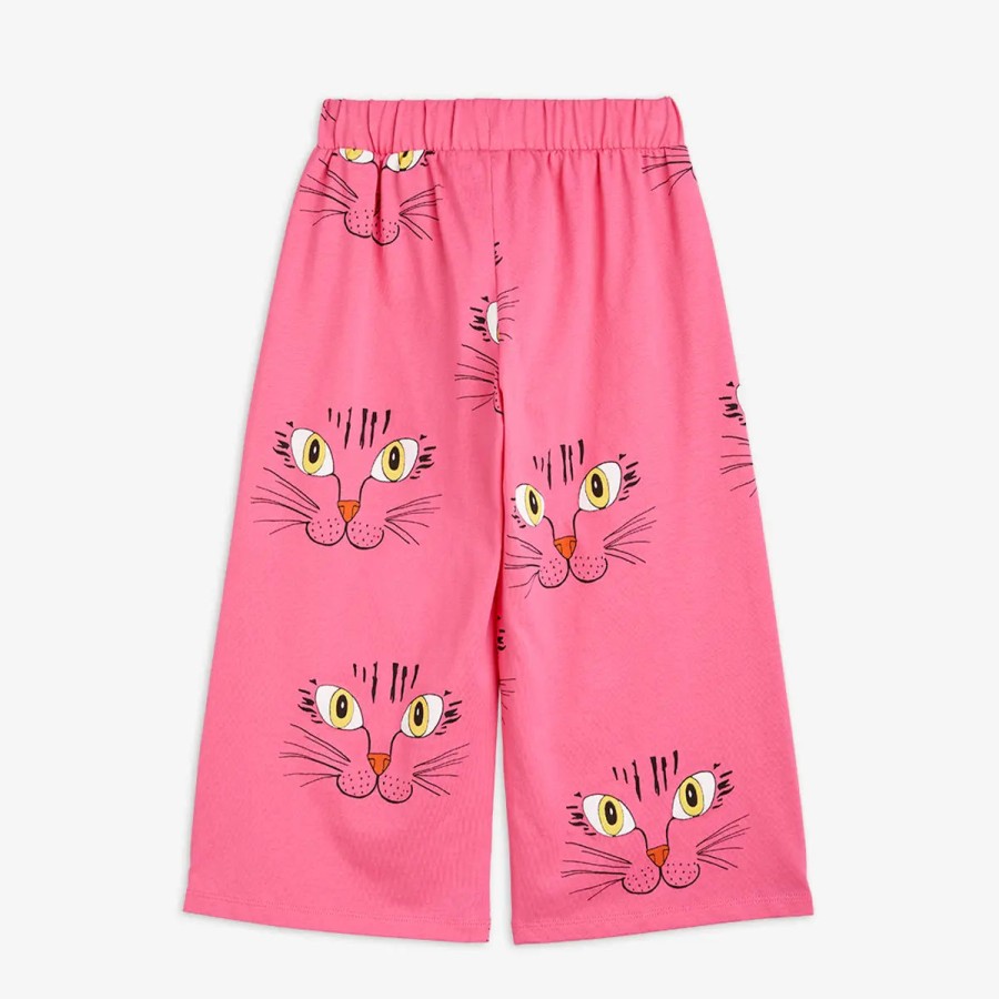 Mini Rodini Mini Rodini Cat Face Aop Trousers Pants