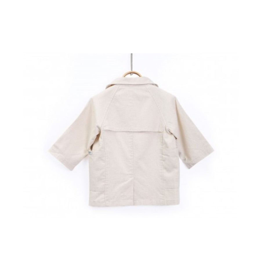 Donsje Donsje Ruby Jacket Natural Linen Cotton Blend Jackets