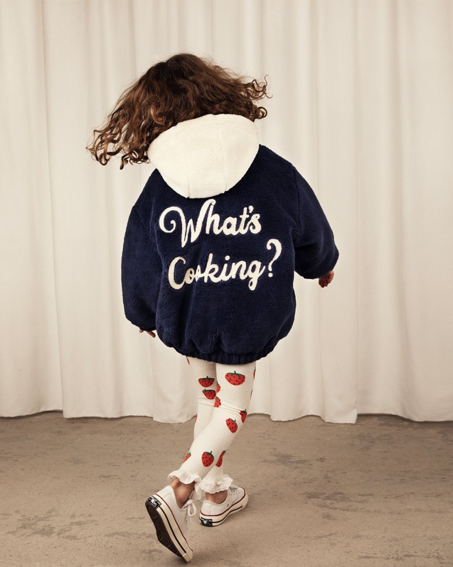 Mini Rodini Mini Rodini What'S Cooking Faux Fur Jacket Jackets