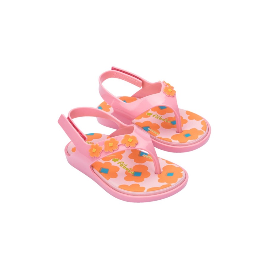 Mini Melissa Mini Melissa Sunny Fabula Bb Pink Sandal Shoes