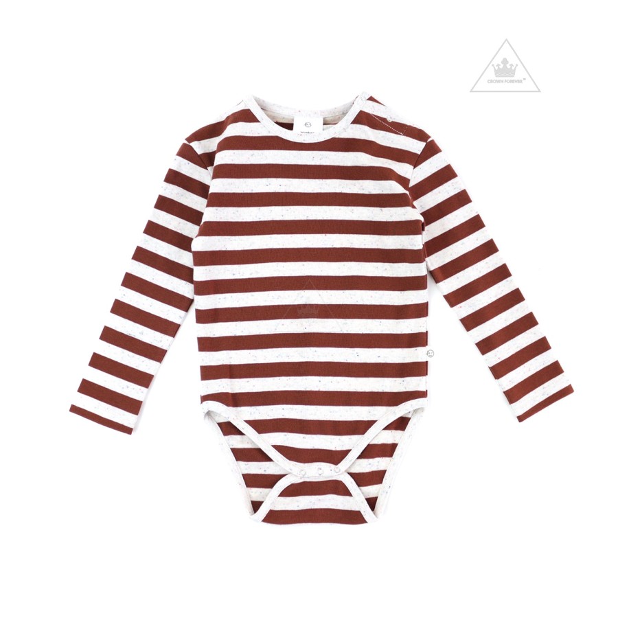 Wynken Wynken L/Sleeve Body - Cabbage White Acer Onesies