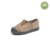 Cienta Cienta Kids Canvas Slip On Sneakers Beige Shoes