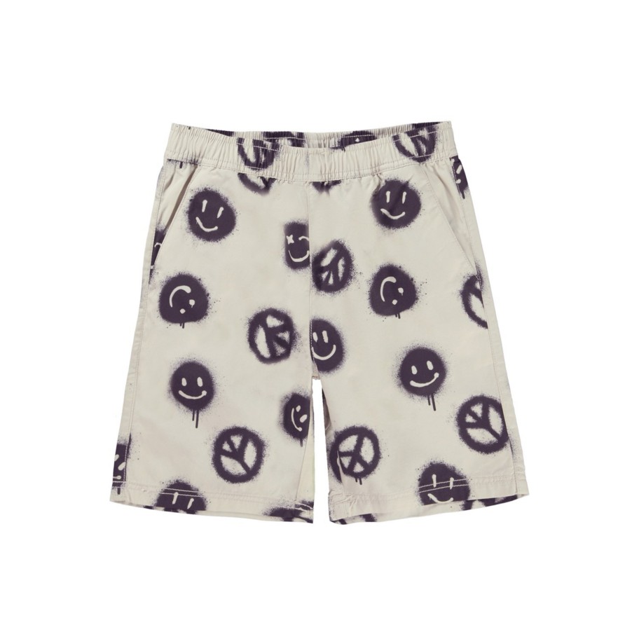 Molo Kids Molo Kids Avart Peace Smile Shorts Shorts