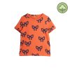 Mini Rodini Mini Rodini Bow Aop Short Sleeve Tee Shirts