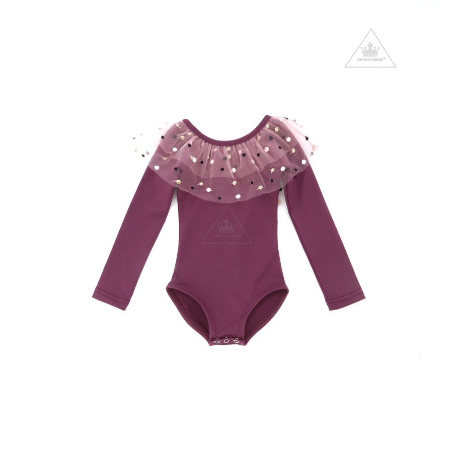 Petite Hailey Petite Hailey Dot Alexa Leotard Purple * Final Sale Accessories