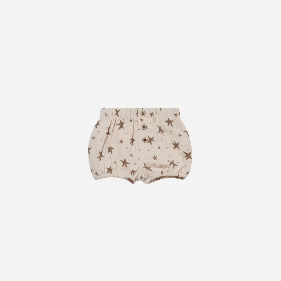 Rylee And Cru Rylee + Cru Button Short || Grey Stars Shorts