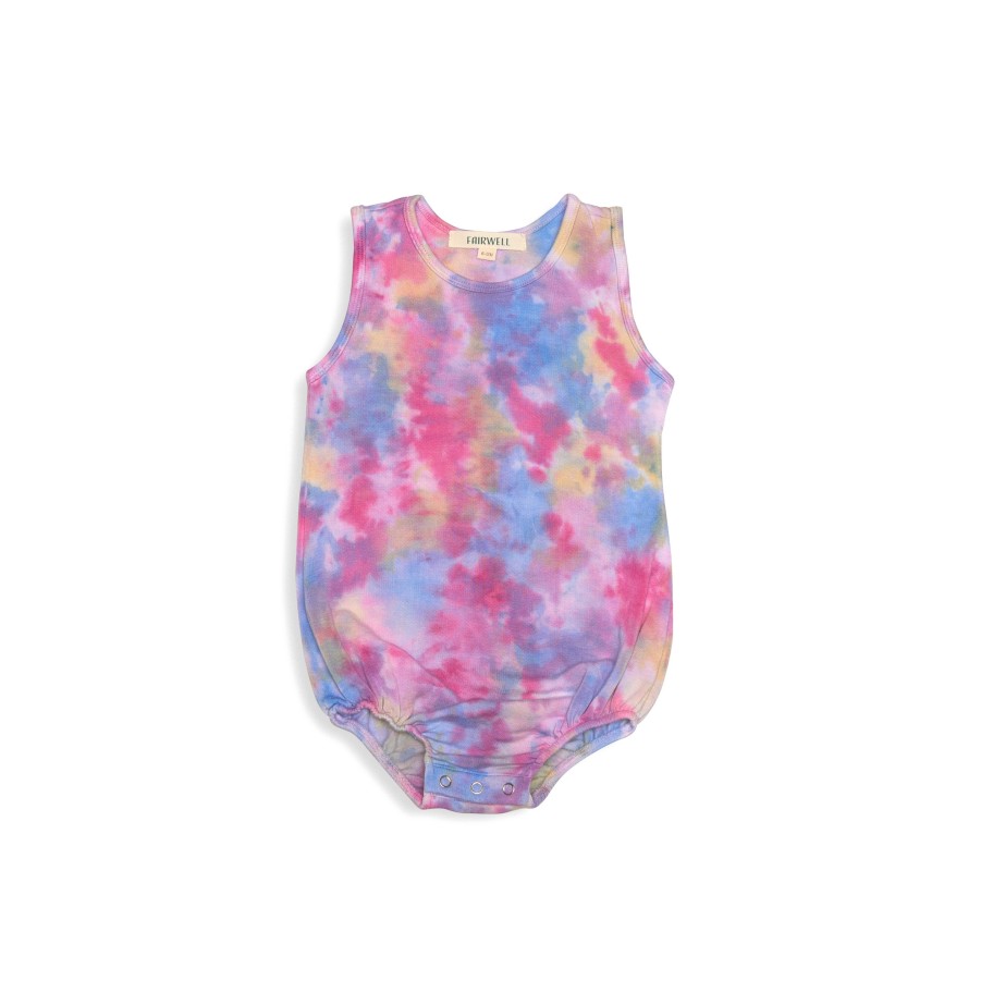 Fairwell Kids Fairwell Kids Terra Bubble Baby Romper, In Aura Romper