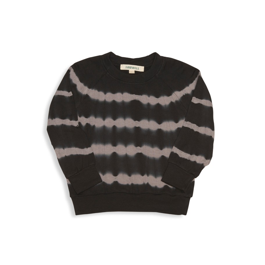 Fairwell Kids Fairwell Kids Mellow Raglan, In Onyx Sweatshirts