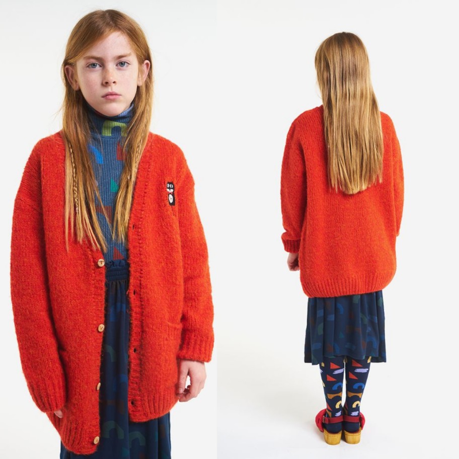 Bobo Choses Bobo Choses Cat O'Clock Cardigan Cardigans