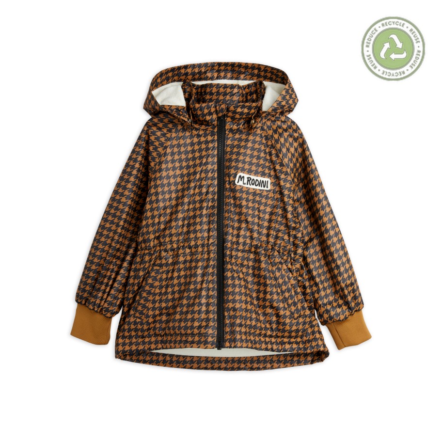 Mini Rodini Mini Rodini Houndstooth Windbreaker Jackets