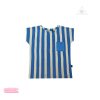 Papu Stories Papu Stories Organic Pocket Blue Stripes T Shirt Shirts