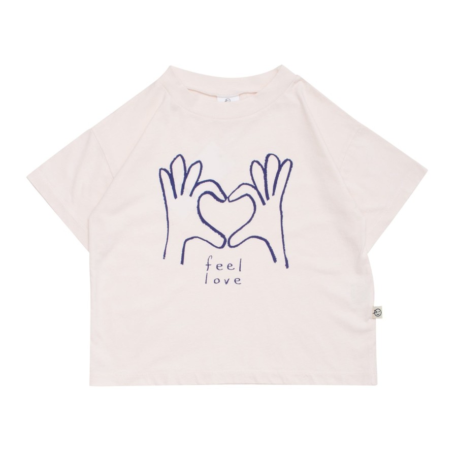 Wynken Wynken Feel Love Tee Chalk Shirt