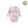 Mini Rodini Mini Rodini Horses Long Sleeve Bodysuit Onesies