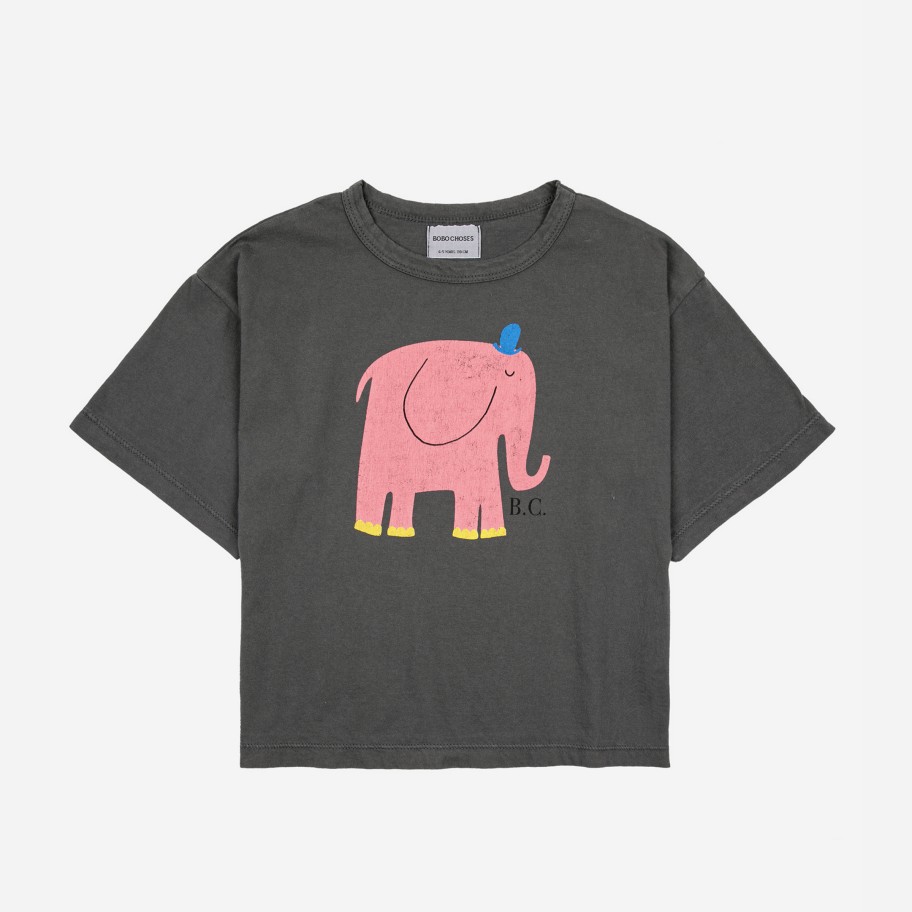 Bobo Choses Bobo Choses The Elephant Short Sleeve T Shirt Shirt