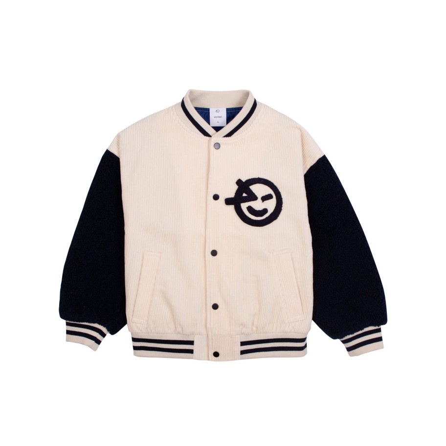 Wynken Wynken Lapine Bomber - Ecru / Navy Jackets