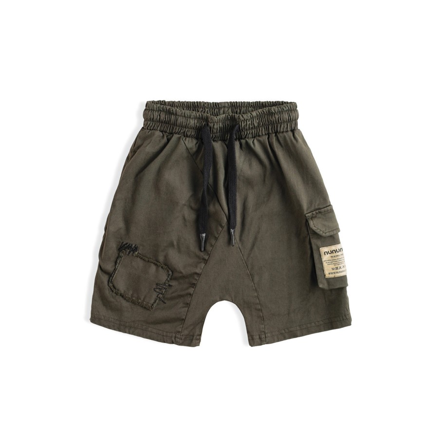 Nununu World Nununu World Patch Cargo Shorts Olive Shorts