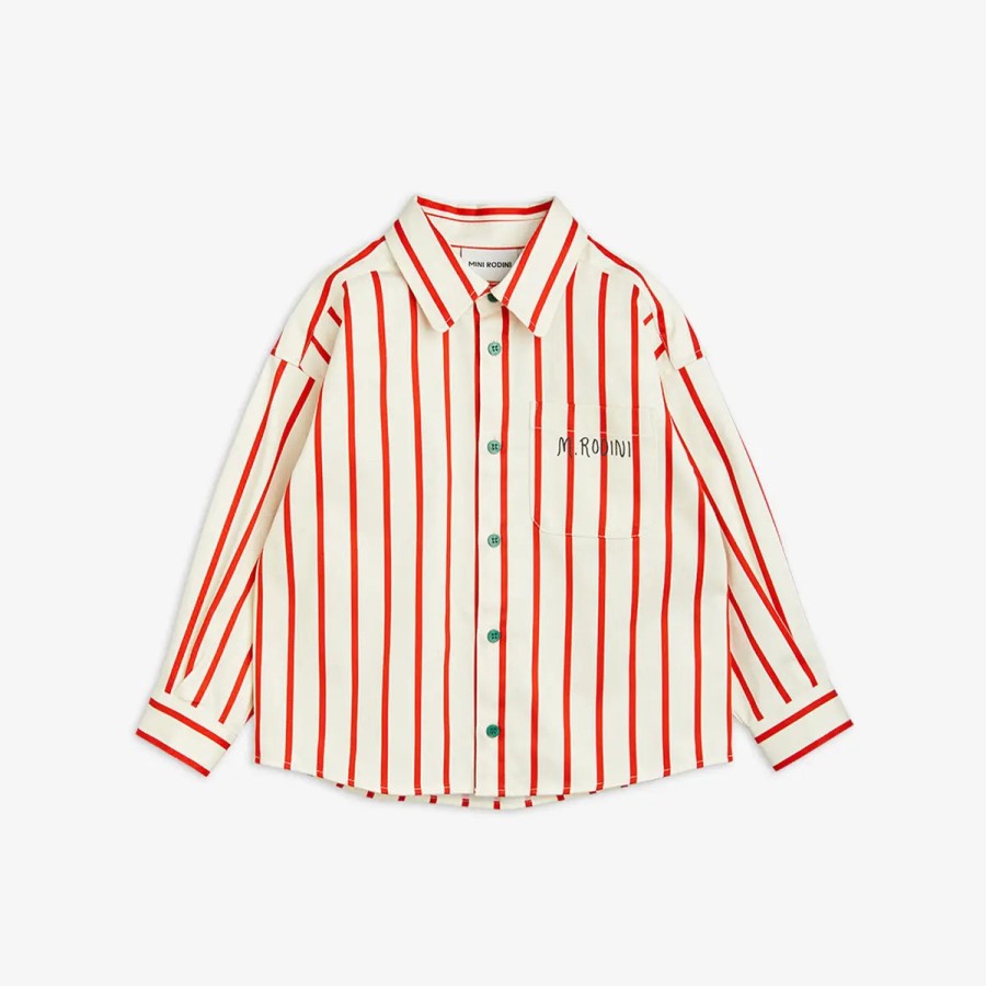 Mini Rodini Mini Rodini Stripe Twill Shirt Shirts